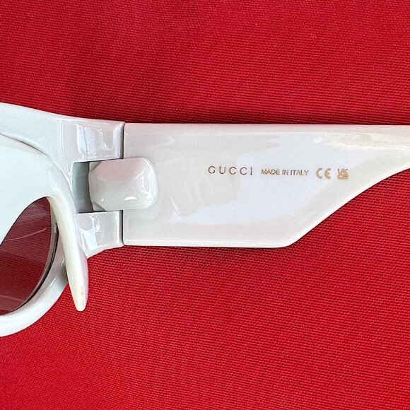 Gucci GG1544S 003 Green Grey Oval Sunglasses Women - Picture 12 of 13